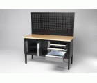 Mesa de trabajo C/Panel performado y 3 módulos 1520mm ALYCO